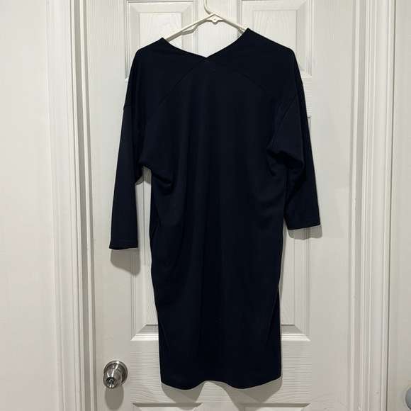 Uniqlo navy shift dress small - Picture 2 of 2